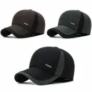 Men's Winter Baseball Cap with Ear Protection Warm Peaked Cap Earflap Cap Hats-