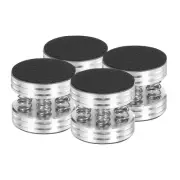 4pcs Subwoofer Isolation Pad 45x40mm Speaker Isolation Pad Spikes Silver