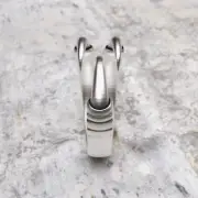 Handmade 925 Sterling Silver Triple Crown Ring - Unique Minimalist Modern Design