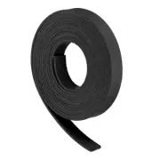 Leather Straps, 0.4 Inch Wide 79 Inch Long Flat Leather Strips Cord, Black
