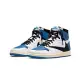 Travis Scott x Fragment x Air Jordan 1 OG 高筒閃電倒勾 DH3227-105 US4.5 閃電倒勾