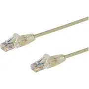 StarTech.com N6PAT150CMGRS Cat6 - Slim Patch Cord - 1.5m - Gray Slim CAT6 Patch Cord - Male to Male [N6PAT150CMGRS]