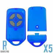 5 x ATA PTX4 Blue Genuine Enclosure/Case ONLY Garage/Gate Door Remote Securacode