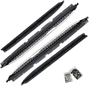 ADCCH Fit Compatible for Alfa-Romeo Stelvio 2017 2018 2019 2020 2021 2022 Door Fixed Side Step Running Board Nerf Bar
