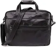 [HAMKVBPR] Mens Briefcase Leather Messenger Bag Laptop Case Handbag Business Briefcase Multi-Functional Travel Laptop for Men Messenger Bag for Work Business