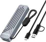 MAIWO M.2 NVMe SSD Enclosure, USB 3.1 GEN2 10Gbps Support UASP Trim, 8TB Capacity, Aluminium M.2 PCIe SSD to USB C Reader for NVMe M Key