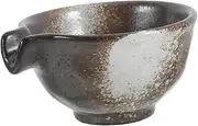 TOPPERFUN Ceramic Condiment Dish Elegant Mini Dipping Bowl for Soy Sauce for Sushi and Appetizers Ceramic Material for Family Gatherings and Entertaining
