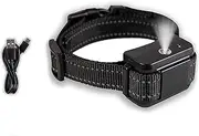 Downtown Pet Supply Rechargeable Anti-Bark No Shock Safe & Humane No Barking Water Resistant Dog Training Collar for Small, Medium, and Large Pets (Collar Only)