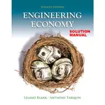 ENGINEERING ECONOMY, 7 TH  EDITION SOLUTION MANUAL 課後笞案 完整版