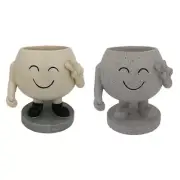 Face Planters Pots Resin Face Vase Succulent Head Planter Pots Face