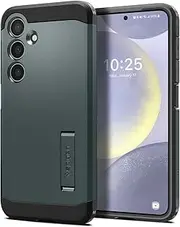 SPIGEN Tough Armor Designed for Samsung Galaxy S24 Plus Case (2024) Impact Shock Absorption Hard Cover - Abyss Green
