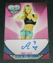 2014 Benchwarmer AUDREY ALEEN ALLEN Eclectic #6 Blue Foil Autograph/5 PLAYBOY