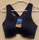 *NWT* Brooks Women's Dare Crossback Run Bra Navy Size 36DD/E