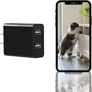 TOQI FHD 1080P Camera, Security Wall Outlet for Baby/Elder/Dog/Pet,Indoor Home Camer a with Phone app,24/7 SD Card Storage,Works with iOS&Android (Camera-BK)