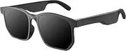 Bone Conduction Glasses, Smart Bluetooth Sunglasses Wireless Bluetooth Headset, Ip5 Water Proof, BarrierFree Transmission, Detachable Lens, forWomen Men Phone Calls Listen to Music