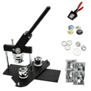 ChiButtons KIT 32mm Button Maker-B400+Round Mould+200 Pin Parts+ Handling Cutter
