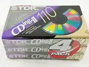 TDK Cding-ii 110 4 Pack Cassette Tapes High Bias
