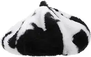 [Beavorty] Elegant Female Berets Soft Beret Pumpkin Hat Stylish Printing Warm and Fashionable