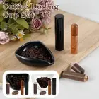 Coffee Bean Dosing Cup and 8ml Spray Bottle Set Ceramic Dosing Vessel Tray nulyJ
