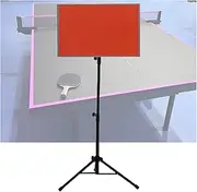 Foldable Table Tennis Rebound Board,Desktop/Floor Standing Dual Use Ping Pong Return Board,Adjustable Angle,for Home Gym School