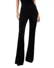 Alice and Olivia Rmp Sequinned Bootcut Pants
