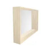 Cibo 900 x 600mm Coast Veneer Fresh Frame Mirror