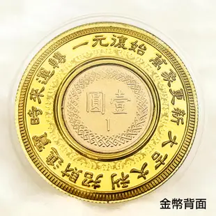 2022虎年金幣 一元復始彩色虎年紀念幣 金山財神廟過爐 台灣製造 開運金幣 招財錢母 春節送禮紅包 (3.2折)