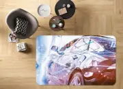 3D Car Light NAO3259 Transport Game Rug Mat Elegant Photo Carpet Mat Fay