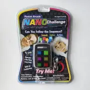 new 2008 Pocket Arcade Nano Challenge Electronic Handheld Key Ring Lighted Game