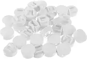 SWOOMEY 60 Pcs Car Perfume Clip Car Air Vent Clips Automotive Air Conditioning Vent Accessories Essential Oil Diffuser Accessory Plastic White