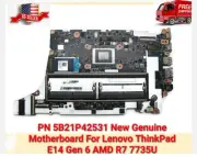 PN 5B21P42531 New Genuine Motherboard For Lenovo ThinkPad E14 Gen 6 AMD R7 7735U