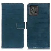 For Motorola ThinkPhone 5G PU Leather Phone Wallet Case Crocodile Texture Stand Phone Cover