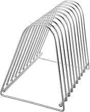 Vaguelly Vinyl Record Stand Storage Rack Sturdy Stainless Steel File Organizer for Vinyl Records Simple Assembly and Aesthetic Display for Home Decor and Music Collection