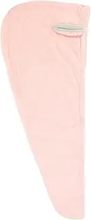 Healeved Comfortable Quick Drying Hair Towel Hat with Adorable Rabbit Ears Design Super Absorbent Fleece Bath Cap for Drying