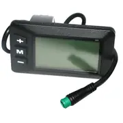 Electric Bike Ebike Accessories Controller G51 LCD Display 5Pin Electric Scooter Accelerator Waterp Black