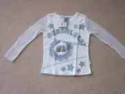 NWT PUMPKIN PATCH LONG SLEEVED PULLOVER TOP,5,CHEERLEADER, SPARKLY, LIGHTFABRIC