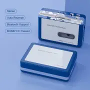 Cassette Player Transmit Retro Tape Music to Bluetooth Earphone Speaker Portable