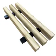 Modern Furniture Solid Hard Wood Wall & Fence Cladding 300mm x 200mm