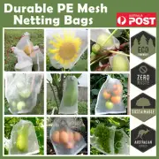 50/100 Agriculture Garden Fruit Vegetable Protection Net Bags Insect Proof Mesh