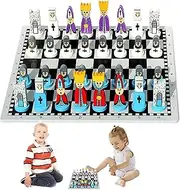 Wooden Chess Set | Magnetic Wooden Chess Set | Chess | Travel Chess, Folding Board with Storage, Magnetic Travel Chess, Classic Game for Adults and Kids, Portable and Durable
