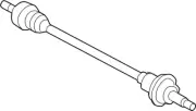 4910047802 Genuine SHAFT ASSY-REAR PROPELLER For Hyundai Libero /Fedex