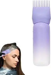 Root Comb Applicator Bottle Hair Dye Applicator Brush, Hair Oil Applicator Brush with Graduated Scale, Reusable Hair Oiling Applicator for Home