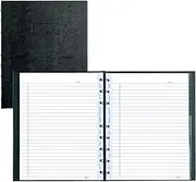 BLUELINE MiracleBind Notebook, Black, 9.25" x 7.25", 150 Pages (AF9150.44)