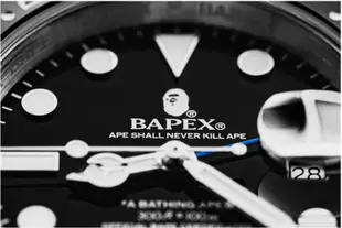 A BATHING APE TYPE 2 BAPEX 手錶 藍黑 藍紅 兩色。太陽選物社