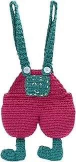 [Generic] Crochet Phone Pouch - Creative Travel Cell Phone Belt Pouch | Handmade Knitted Tote Bag, Tiny Hand Bag for Phone Charger Passport