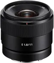 Sony SEL11F18 E-Mount 11mm F1.8, Black