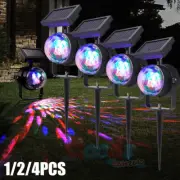 Lot Christmas Outdoor Solar RGB LED Laser Projector Light Garden Landscape Lamp