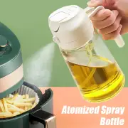 Two in One Oil Dispenser Oil Sprayer Refillable Oil Sprayer Commercial Food Grade Spray Bottle Oil Mister for Cooking Ba