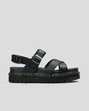 [DR MARTENS] DR MARTENS Men's Voss Ii Cross Strap Sandal in Black Size UK 5 UK 5 Black