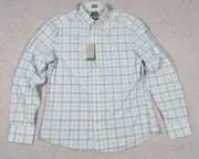 GENTEAL Men Shirt Small NWT $125 Greer Untucked Sport Long Sleeve Performance